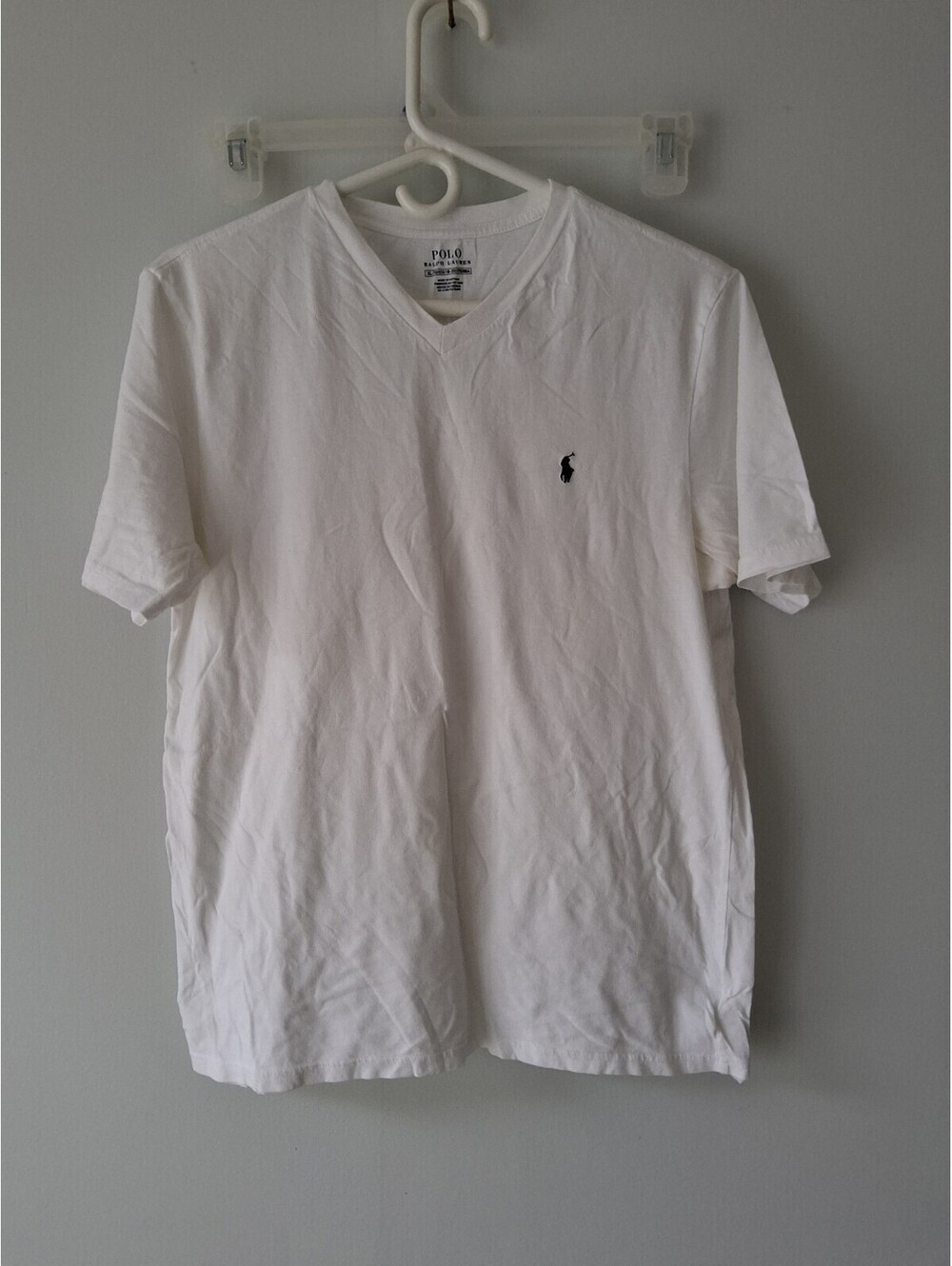 Polo Ralph Lauren Large Boys V-Neck Cotton Short Sleeve T-Shirt XL